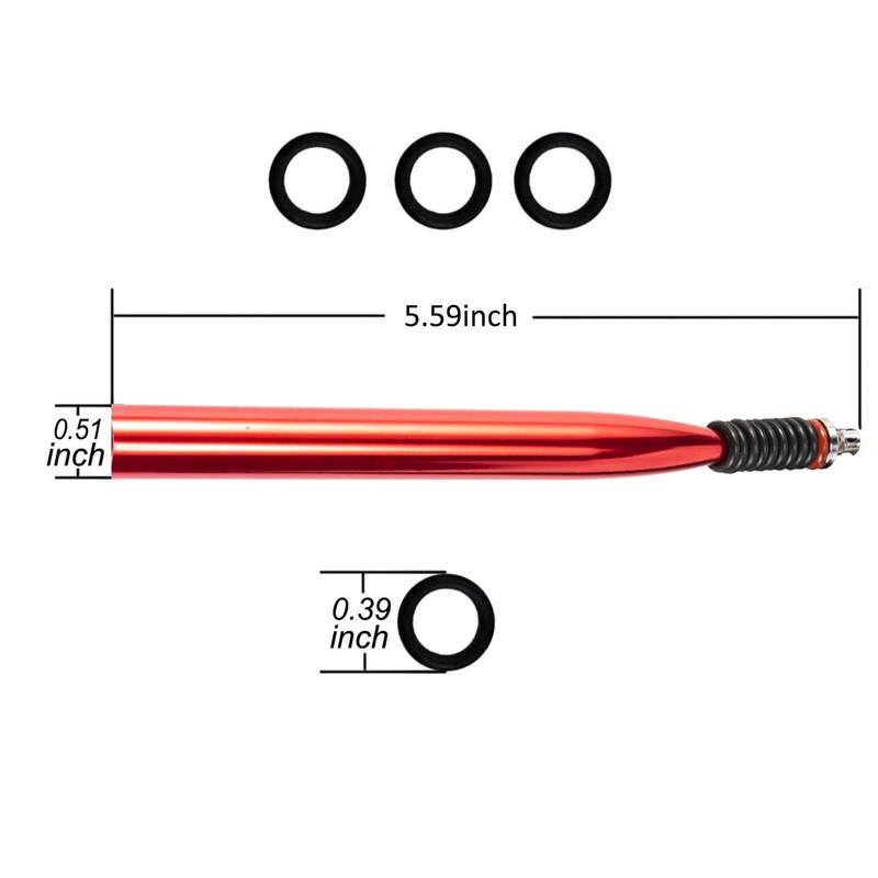 LAIBOREC Wacky Rigging Tool, Fishing Bait Rigs, Wacky Rig Ring