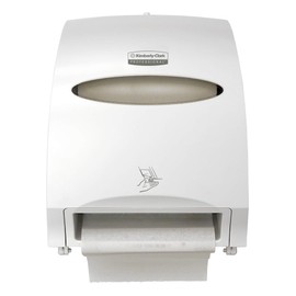 Kimberly-Clark Professional Electronic Hard Roll Towel Dispenser, White, 1.75" Core Size
