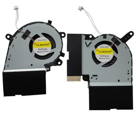 TXLIMINHONG New Compatible CPU+GPU Cooling Fan for ASUS ROG Strix G731 G731G G731GW G17 G712 G712LU G712LV G712LW G712LWS G532L G712L G732LW Series FMMT DFSDK22105182L FMMU DFSCK22115181L 12V 1A