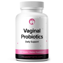 Vaginal Probiotics Supplement Supports PH Balance & Intimate Flora 240 Tablets 3 Billion CFU (240, Vaginal Probiotics)