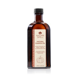 Nature Spell Pumpkin Hair Oil 150ml, Hair Growth Oil, Natural Hair Treatment Oil & Body Oil, Suitable for All Hair Types, Made In The UK