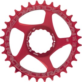 Race Face Narrow Wide Cinch Direct Mount Chainring Red, 32T