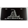 BLVD Engraved Gadsden Flag DON'T TREAD ON ME Car Tag