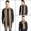 Funky Junque Waffle Knit Scarf - Beige