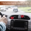 Rebvugr 2PCS Heart-Shaped Car Vent Clip with Rhinestone, Car Vent