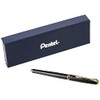 Pentel Sterling Fountain Pen Obsidian Barrel with Gift Box, Black
