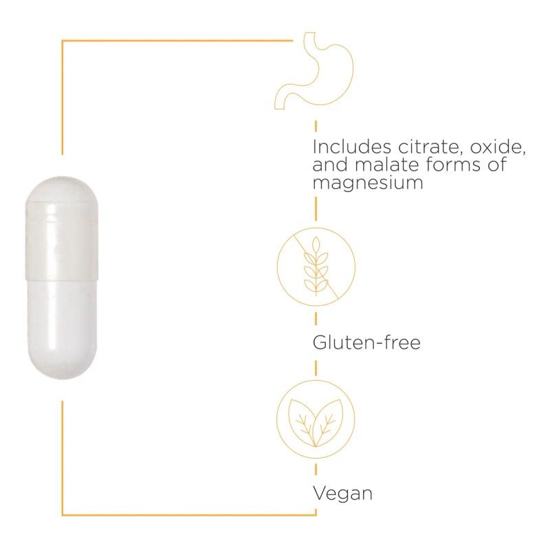 Integrative Therapeutics, Tri-magnesium Veg-capsules, 90 Uni
