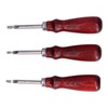 3pcs Leather Edger Sharp Professional Trimming Working Kit with Wooden