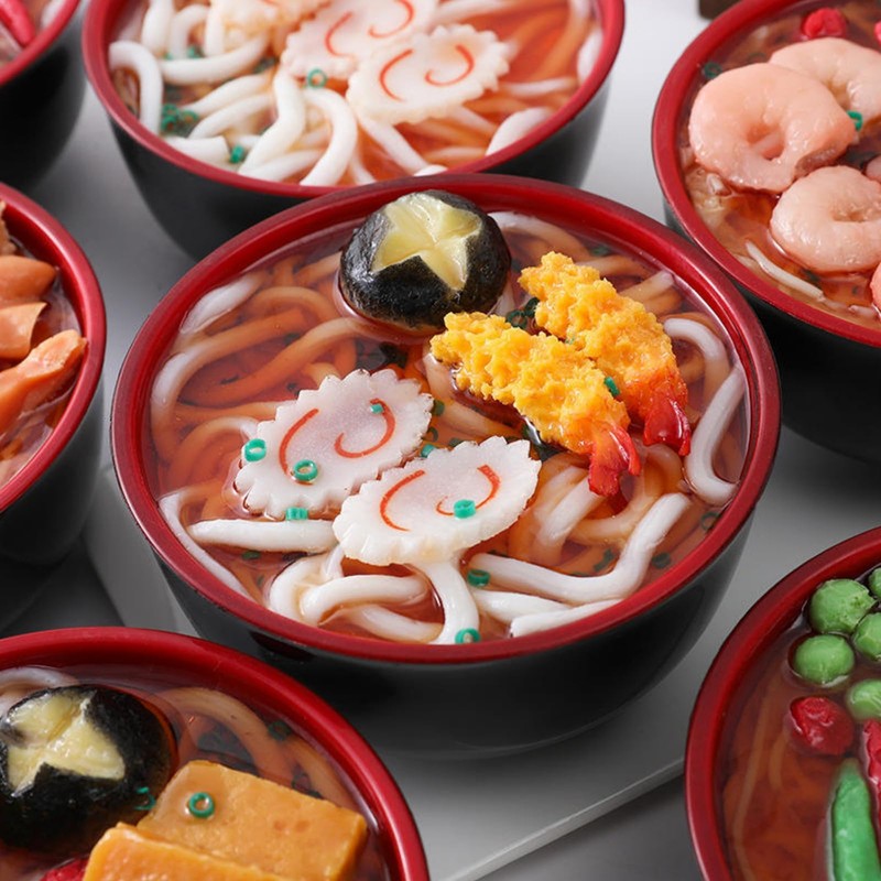 FISDEN 10 Pack Miso Soup Bowl with Spoon, Unbreakable Melamine