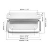 sourcing map Chest Handles, 10Pcs - Stainless Steel Folding Handle,