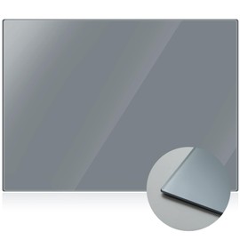 Nuanchu 12 x 16 Inches Neutral Grey Tempered Glass Palette for Oil Painting Keeps Wet Paint Fresh Scratch Resistant Easy Clean up for Palette Artist Supplies DIY Color Mixing