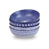 Selamica Ceramic Pasta Bowls Set of 4,Large Salad Bowls, Stackable