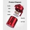 EVIL ENERGY Oil Catch Can, 300ML Universal Baffled Catch Can