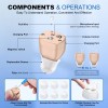 K&FCOPTEE Pair Of ITE Rechargeable Digital Hearing Aids Volume Control