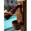 Thirsty Solutions - “Beer O’ Clock” Rustic Wall Mounted Bottle