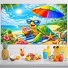 BlissYard Summer Beach Party Banner Cute Sea Turtle Beach Backdrop