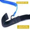 10ft Surfboard SUP Leash,Kayak Ankle Leash Spiral TPU,for Stand Up