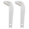 Walfront 2Pcs Drill Bit Angle 118 Degree Metal Blade Measurement