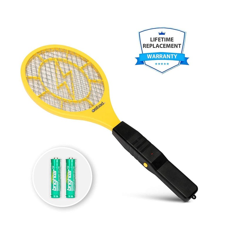 Electric Fly Swatter Racket - Indoor Bug Zapper for Home,