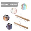 Outanaya 2pcs Space Saving Non Slip Wood Hanger for Closet