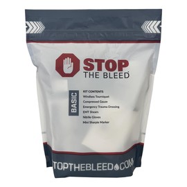 Rescue Essentials Stop The Bleed Module in a Poly Sealed Bag with Tear Notches - Public Access First Aid