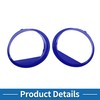A ABSOPRO Headlight Trim Bezel Headlamp Bezel Headlight Cover Decor
