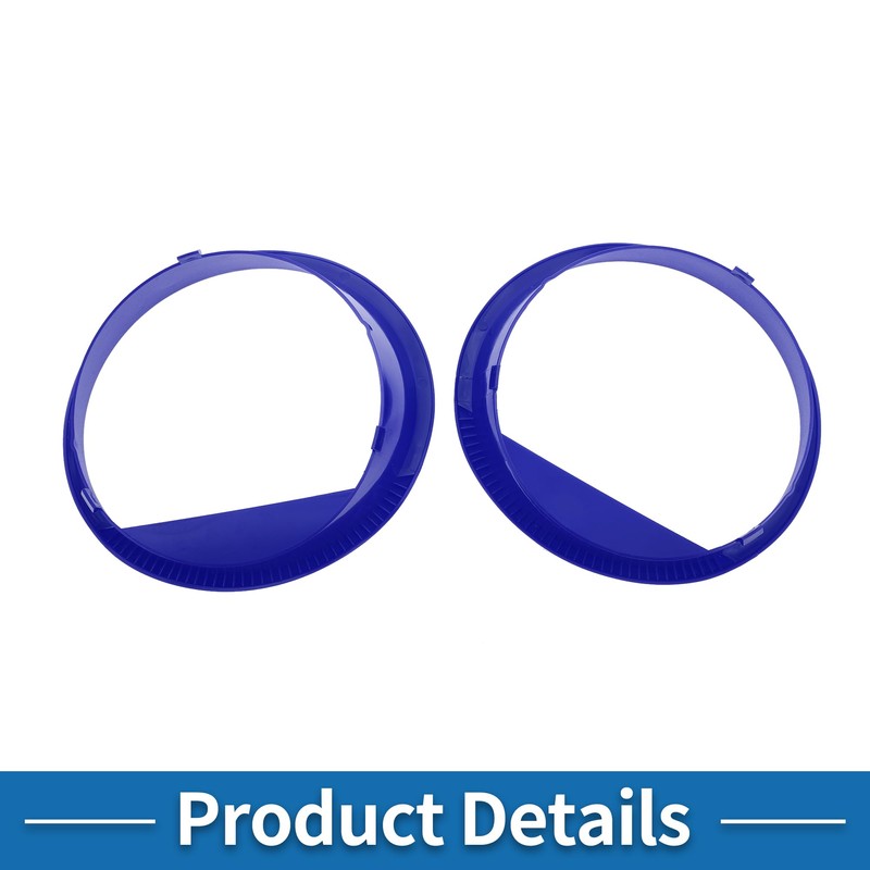 A ABSOPRO Headlight Trim Bezel Headlamp Bezel Headlight Cover Decor
