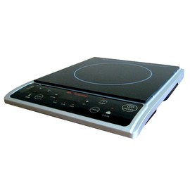 Mr. Induction SPT SR-964TS-42BA: Combination of 1300W Induction Cooktop + Stainless Steel Pot, BLACK