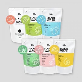 Certified Harmful-Ingredient-Free Foaming Hand Wash Refill 300ml, 6 Varieties Refill Citrus Scent 2ea