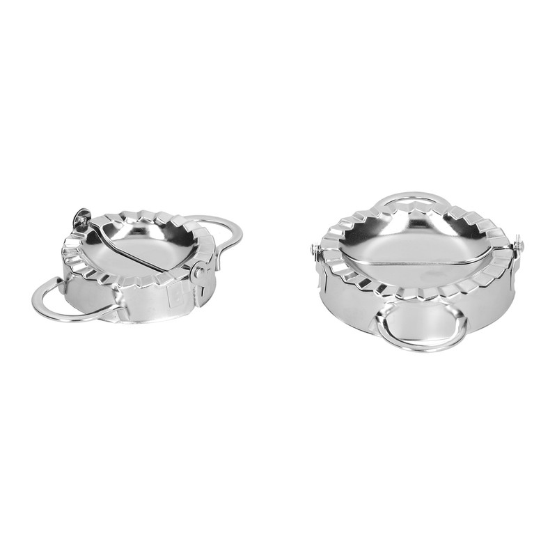 10PCS Stainless Steel Dumpling Maker Dumpling Mold Set and Cutter