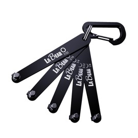 LABEAR - SAE HEX Ultra Low Profile Offset Screwdriver Set, 90 Degree Straight Slim Plate For Tight Area, EDC Screwdriver 5pcs Set