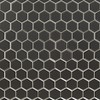 MSI Metallic Gray Beveled Glossy Hexagon Glass Tile for Kitchen