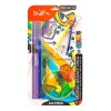 Indra Juego De Geometria Indra Flexible Con 5 Piezas Colores