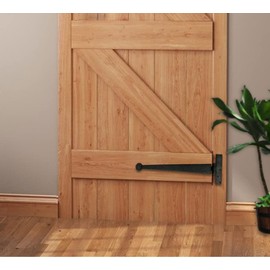 Hand Forged Tee Hinge Strap Hinge Beeswax - Penny End - 6" 9" 12" 15" 18" - Sold Individually (15" - 375mm)