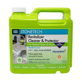 STONETECH 128 Fl Oz Revitalizer Cleaner and Protector 3 in 1 Citrus Cucumber