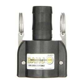 2 of 3/4" Banjo Poly Cam Lever Female Coupler - 3/4" Hose Shank USA MADE Farmer Bob's Parts 075C