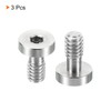 PATIKIL 1/4"-20 Thread 16mm Length Camera Quick Release Screw Tripod