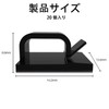 XuJJJJunB Cable Clips Black 20-Piece Set Wire Stopper Cord Clip