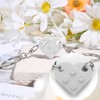 LXCCXM Brick Heart Keychain for Couples Best Friend BFF Matching