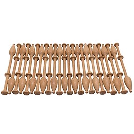 Bobbin Lace Bobbins Mechlin Style Sets of 12, 24, 50, Lacemaking Bobbins. 4.25" Inches Long. Crafted from Natural Hardwood. Bobbin Lace Online Lace Making Supplies Lace Makers Collection (12)