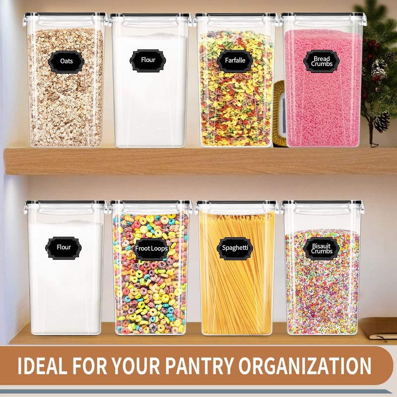 PRAKI Extra Large Tall Airtight Food Storage Containers 6.5L /