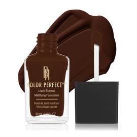 Black Radiance Color Perfect Liquid Full Coverage Foundation Makeup, Haute Cocoa, 1 Ounce