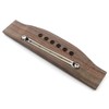 Unxuey Adjustable 6 String Rosewood Bridge Insert Set Acoustic Guitar