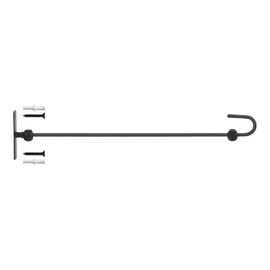 Damukoo Metal Yard Flag Hanger for Wall, Post, and Mini/Small Flag with Stopper