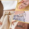 50 Pcs Pearl Brooch Safety Pins for Clothes Dress Jeans