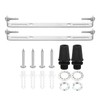TOP-VIGOR 2Sets Light Fixture Ceiling Bracket, 175x18x16mm Ceiling Light Plate