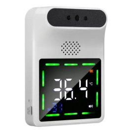 Termómetro Infrarrojo Digital De Pared Bluetooth Con Alarma                                                                                           