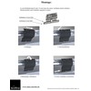 Anti-slip protection, fixed shaft connector, 3-link for roller shutters (burglary
