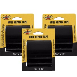 Pennzoil Hose Repair Tape Black - 3 Count, 7/8 X 10 Ft