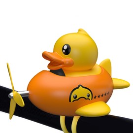 Duck Toy Car Ornaments Yellow Duck Car Dashboard Decorations Aircraft Assault Duck Toy